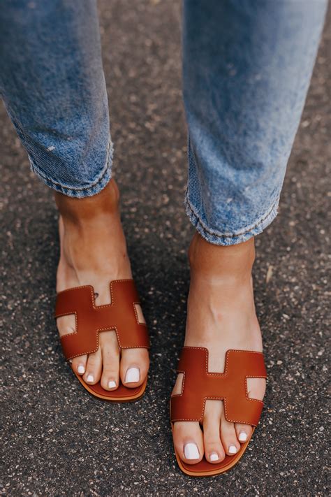 hermes sandals style|women wearing Hermes oran sandals.